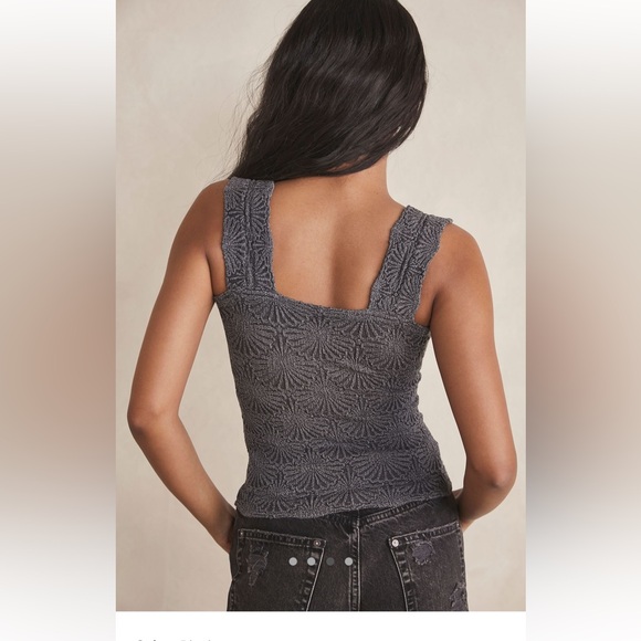 Free People- Love Letter Cami- Tangerine/orange - Picture 4 of 6